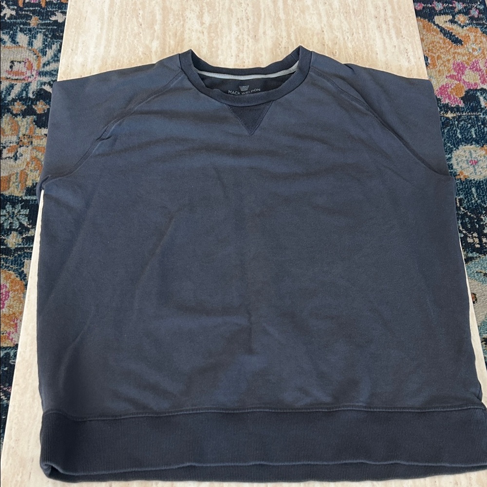Mack Weldon Men's Dark Gray Crewneck Sweater - Picture 5 of 7